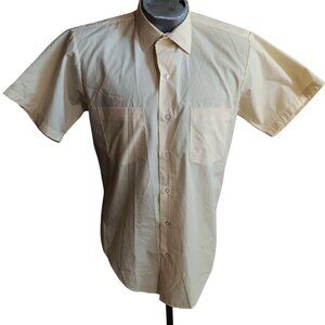Small Vintage men's Shirt 70's H.I.M Permanent Press Short Sleeve Business 70's